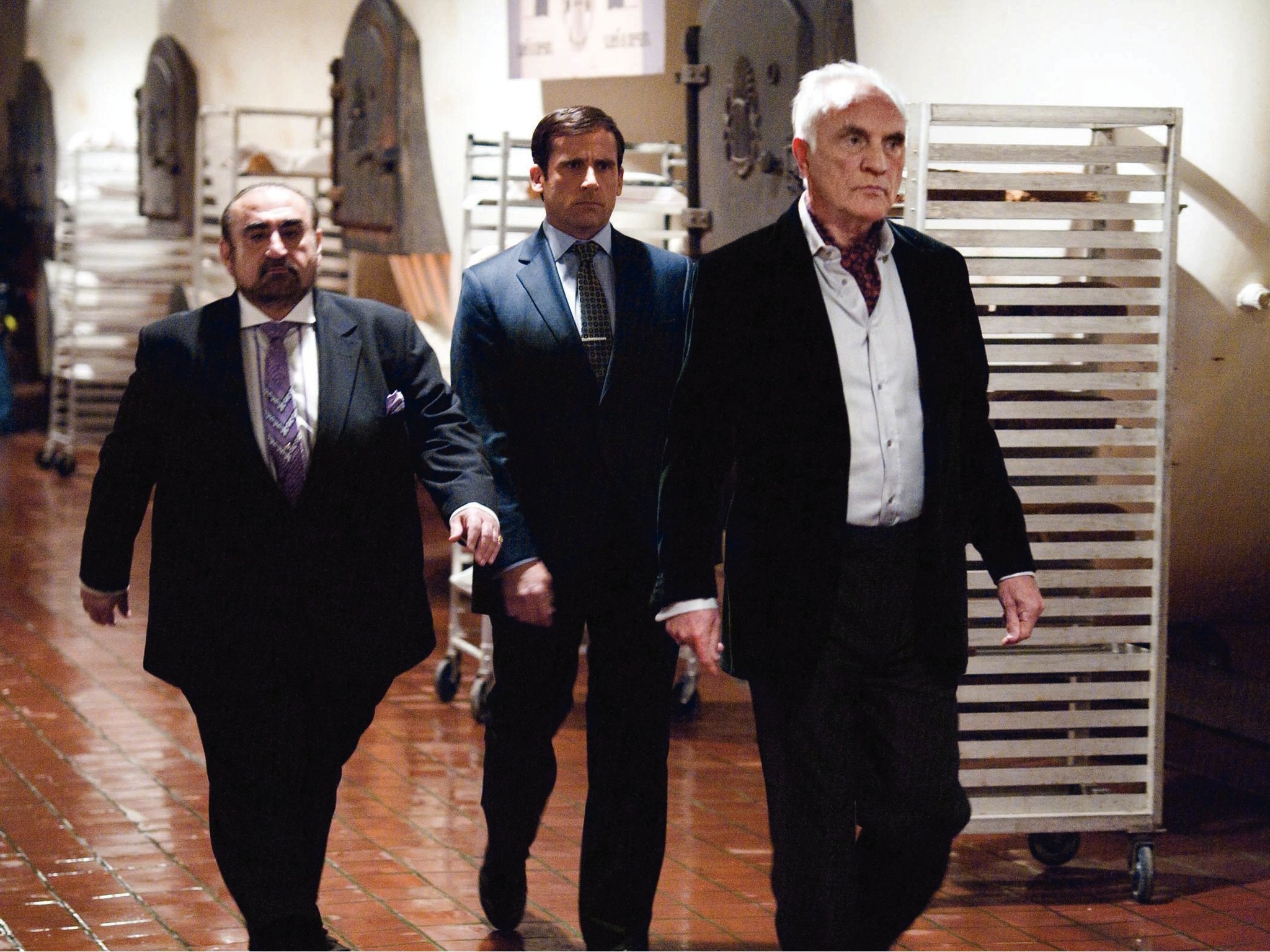 Terence Stamp, Steve Carell, and Ken Davitian in Điệp Viên 86: Nhiệm Vụ Bất Khả Thi (2008)