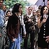 Neve Campbell, Liev Schreiber, Courteney Cox, and Jerry O'Connell in Scream 2 (1997)