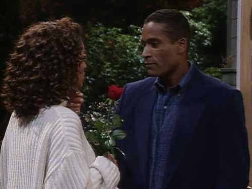 Phil Morris and Karyn Parsons in The Fresh Prince of Bel-Air (1990)