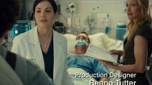 Michelle Nolden, Michael Shanks, and Erica Durance in Saving Hope (2012)