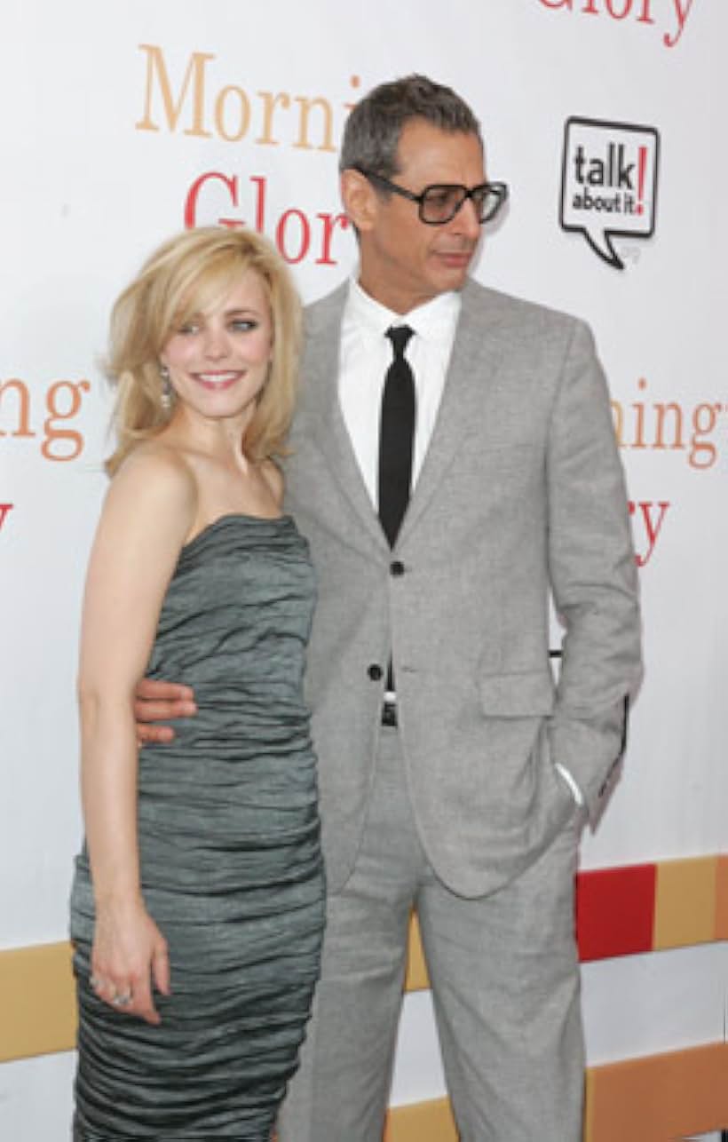 Jeff Goldblum and Rachel McAdams at an event for Xin Chào Buổi Sáng (2010)