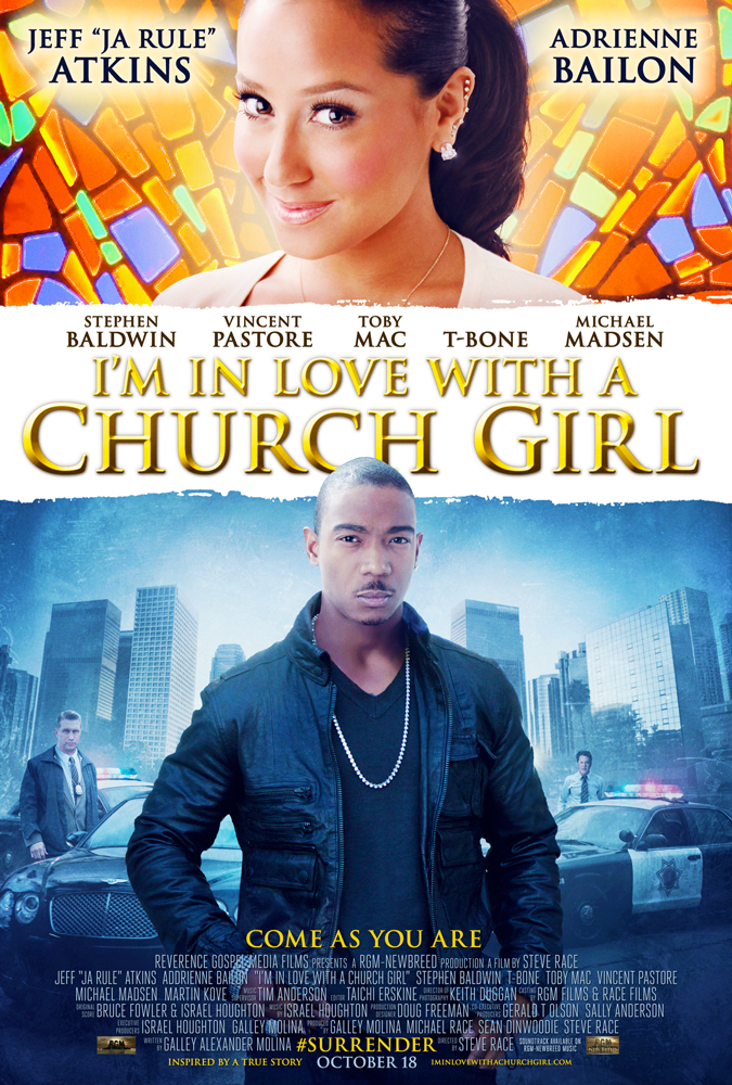 Stephen Baldwin, Ja Rule, Adrienne Houghton, and Sean Dinwoodie in I'm in Love with a Church Girl (2013)