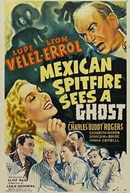 Leon Errol, Minna Gombell, Elisabeth Risdon, Charles 'Buddy' Rogers, and Lupe Velez in Mexican Spitfire Sees a Ghost (1942)