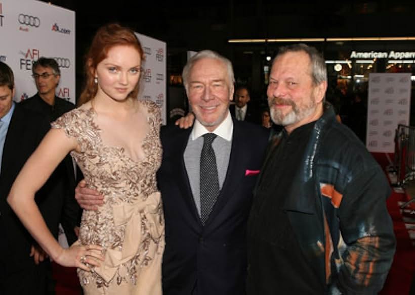 Terry Gilliam, Christopher Plummer, and Lily Cole at an event for Đánh Cược Với Quỷ (2009)