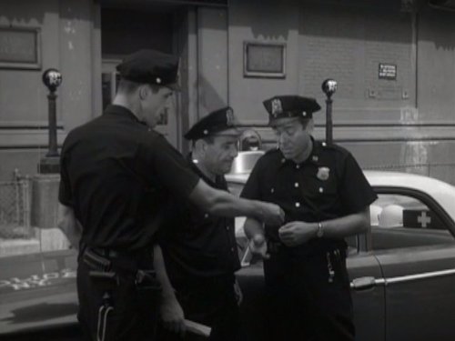 Fred Gwynne, Albert Henderson, and Joe E. Ross in Car 54, Where Are You? (1961)