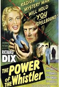 Janis Carter and Richard Dix in The Power of the Whistler (1945)