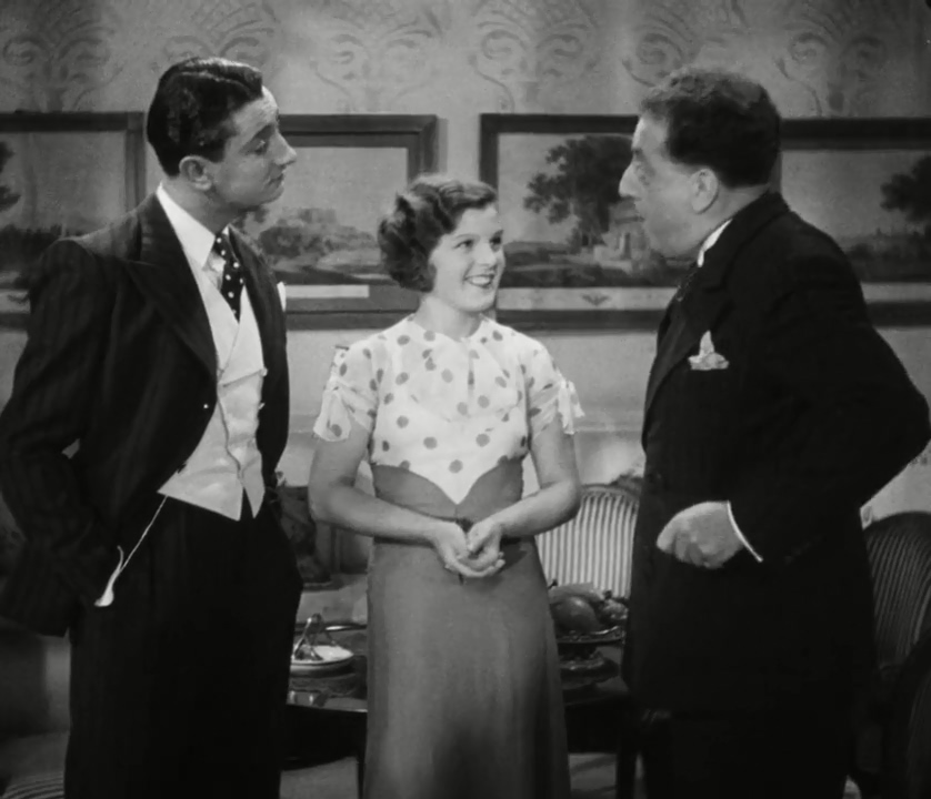 Magda Schneider, Lucien Baroux, and Pierre Brasseur in La chanson d'une nuit (1932)