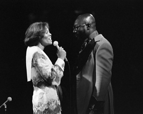 Isaac Hayes and Dionne Warwick