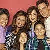 Carlos Ponce, Maria Canals-Barrera, Terri Hoyos, Cristela Alonzo, Isabella Day, and Jacob Guenther in Cristela (2014)