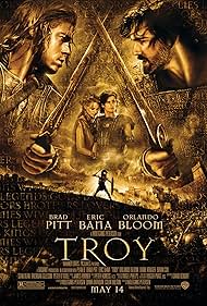 Brad Pitt, Sean Bean, Saffron Burrows, Eric Bana, Orlando Bloom, Rose Byrne, Diane Kruger, and Garrett Hedlund in Người Hùng Thành Troy (2004)