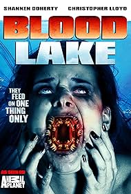 Christopher Lloyd and Shannen Doherty in Blood Lake: Attack of the Killer Lampreys (2014)