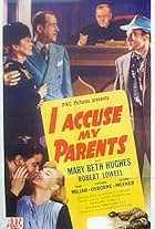 Edward Earle, Mary Beth Hughes, Robert Lowell, John Miljan, and Vivienne Osborne in I Accuse My Parents (1944)