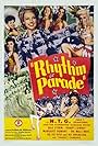 Yvonne De Carlo, Ted Fio Rito, Julie Milton, Gale Storm, Jan Wiley, Sylvia McKay, Jean Forman, and Flower Parry in Rhythm Parade (1942)