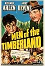 Richard Arlen, Andy Devine, and Linda Hayes in Men of the Timberland (1941)