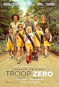 Allison Janney, Viola Davis, Mike Epps, Jim Gaffigan, Mckenna Grace, Bella Higginbotham, Charlie Shotwell, Johanna Colón, and Milan in Troop Zero (2019)