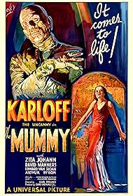 Boris Karloff and Zita Johann in The Mummy (1932)