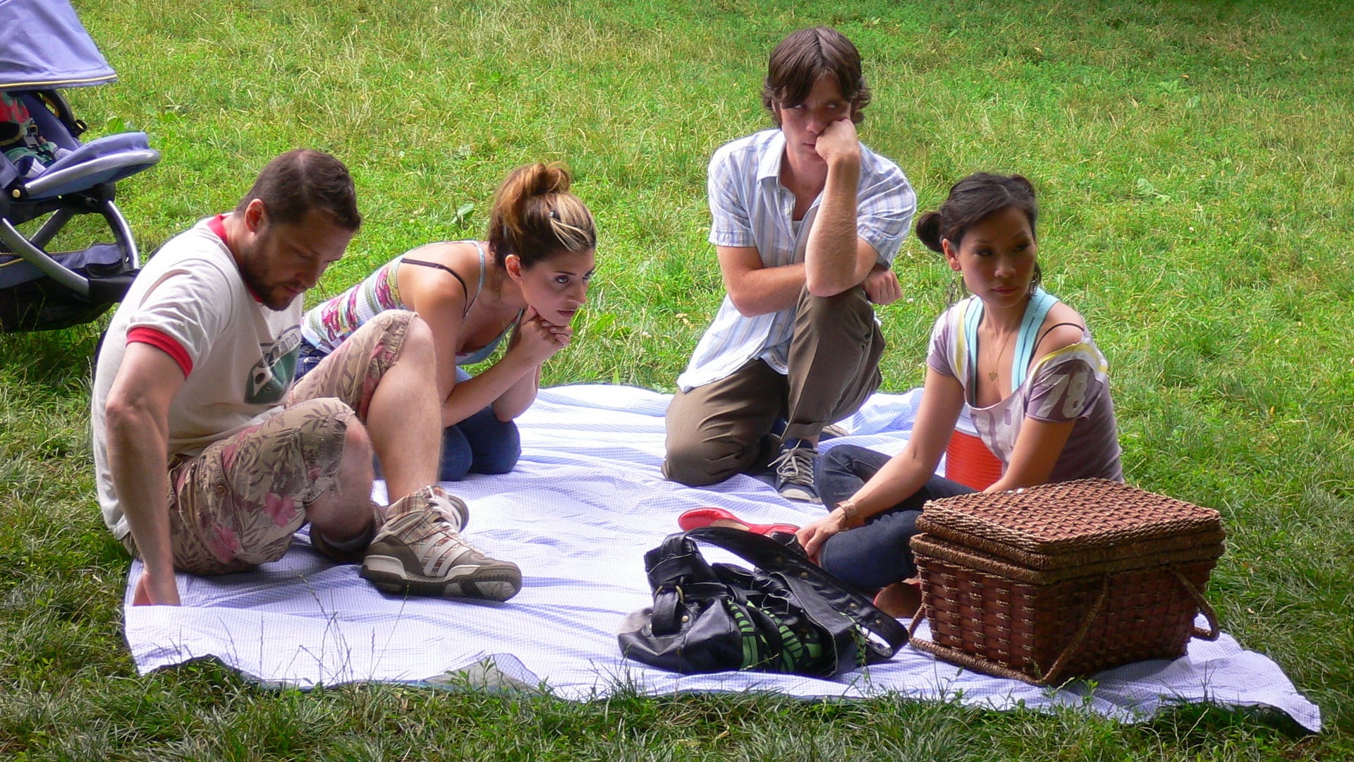 Lucy Liu, Cillian Murphy, Callie Thorne, and Michael Yurchak in Watching the Detectives (2007)