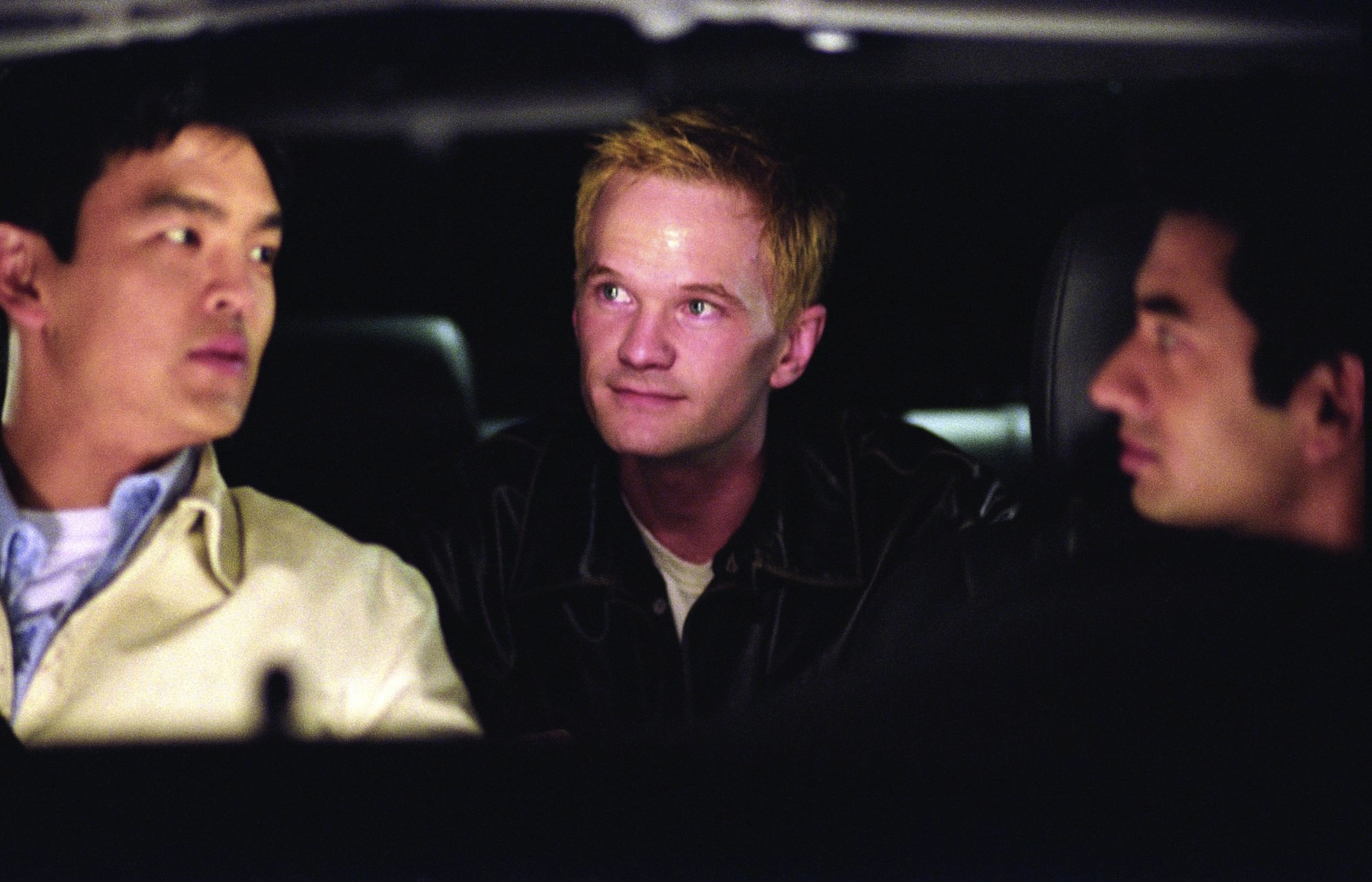 Neil Patrick Harris, John Cho, and Kal Penn in Harold & Kumar: Cuộc Phiêu Lưu Tới Lâu Đài Trắng (2004)