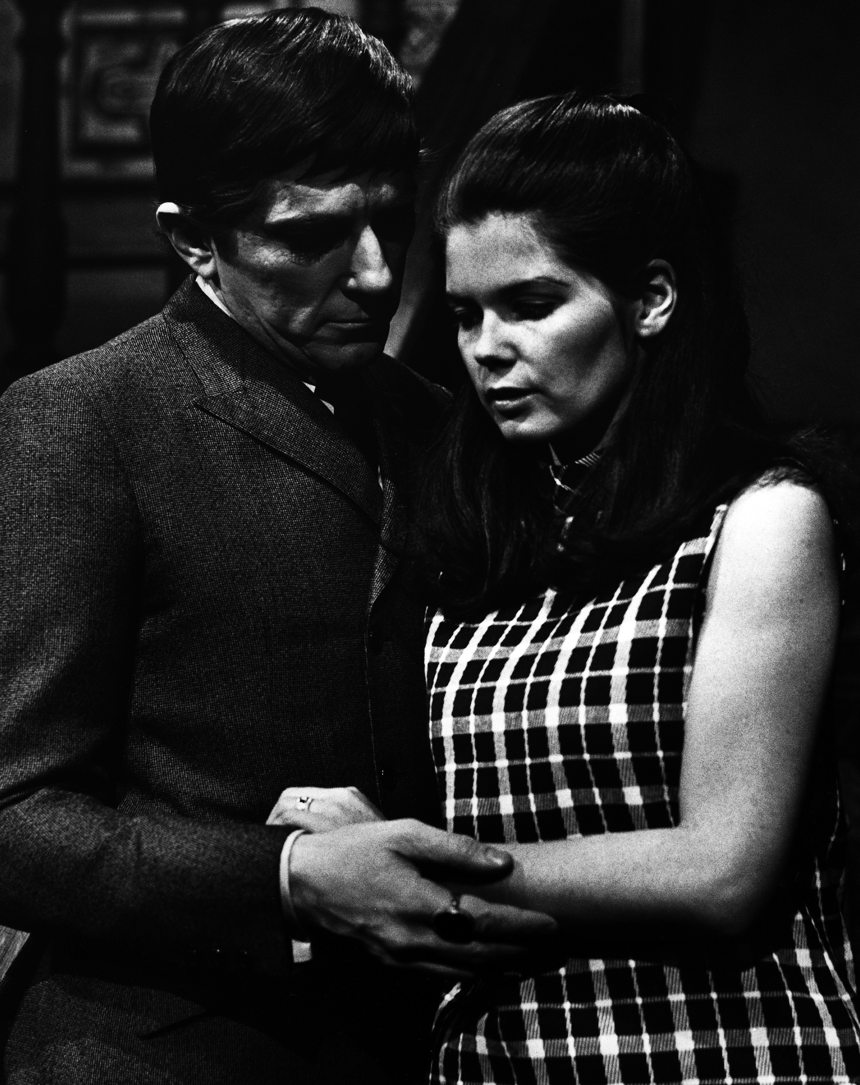 Jonathan Frid and Alexandra Isles in Dark Shadows (1966)