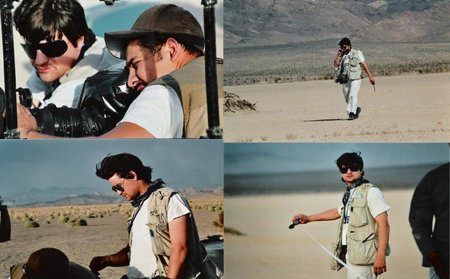 Brad as 1st AC in Mojave Desert for music video "The Last of Our Kind".  DP: Cisco Rivera.  Director: Adrien Colon."