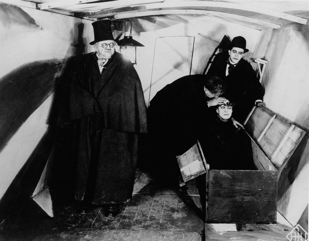 Friedrich Feher, Werner Krauss, Rudolf Lettinger, and Conrad Veidt in Das Cabinet des Dr. Caligari (1920)