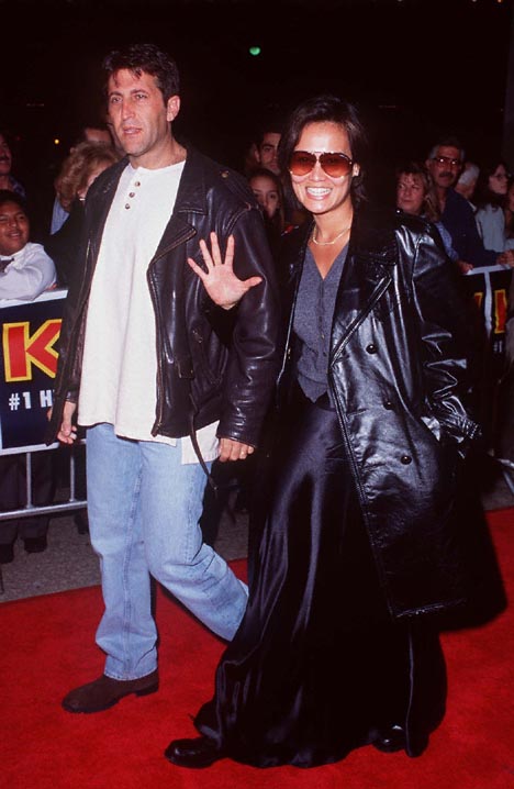 Tia Carrere and Elie Samaha at an event for Money Train (1995)