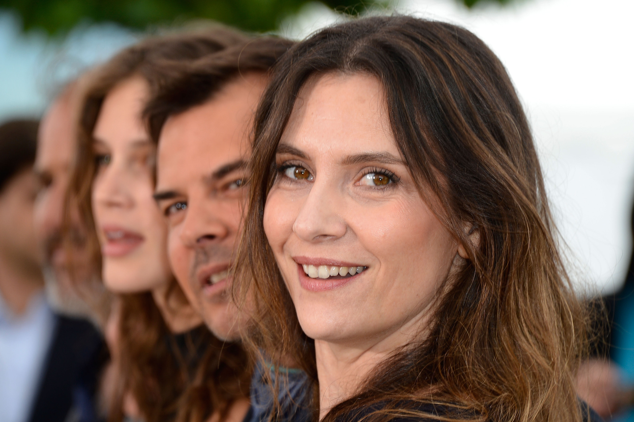 François Ozon, Géraldine Pailhas, Frédéric Pierrot, and Marine Vacth at an event for Jeune et jolie (2013)