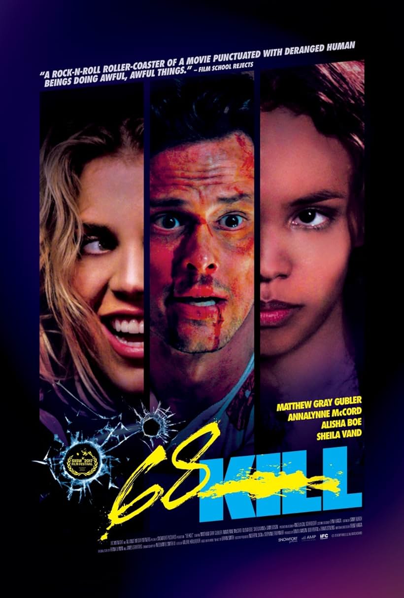 Matthew Gray Gubler, AnnaLynne McCord, and Alisha Boe in 68 Kill (2017)