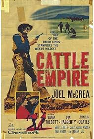 Phyllis Coates and Joel McCrea in Cattle Empire (1958)