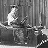 Buster Keaton in The Blacksmith (1922)