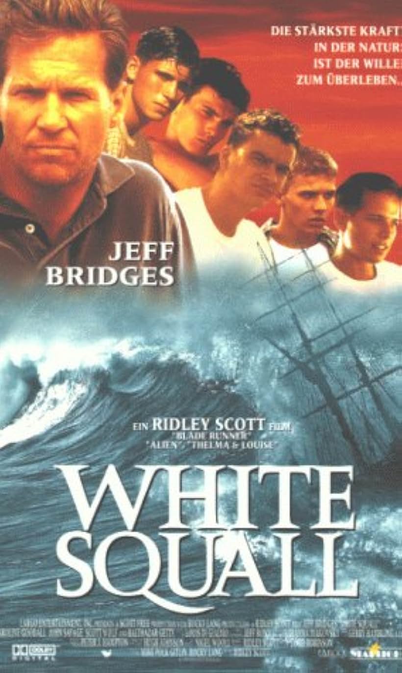 Ryan Phillippe, Jeff Bridges, Balthazar Getty, Jeremy Sisto, Eric Michael Cole, and Scott Wolf in White Squall (1996)