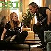 Marg Helgenberger and Wallace Langham in CSI: Crime Scene Investigation (2000)