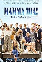 Pierce Brosnan, Colin Firth, Cher, Andy Garcia, Meryl Streep, Stellan Skarsgård, Christine Baranski, Julie Walters, Dominic Cooper, Amanda Seyfried, Hugh Skinner, Jeremy Irvine, Alexa Davies, Lily James, Jessica Keenan Wynn, and Josh Dylan in Mamma Mia! Yêu Lần Nữa (2018)