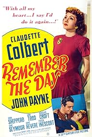 Claudette Colbert and John Payne in Remember the Day (1941)