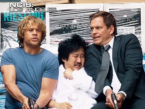 Bobby Lee, Eric Christian Olsen, and Michael Weatherly in NCIS: Los Angeles (2009)