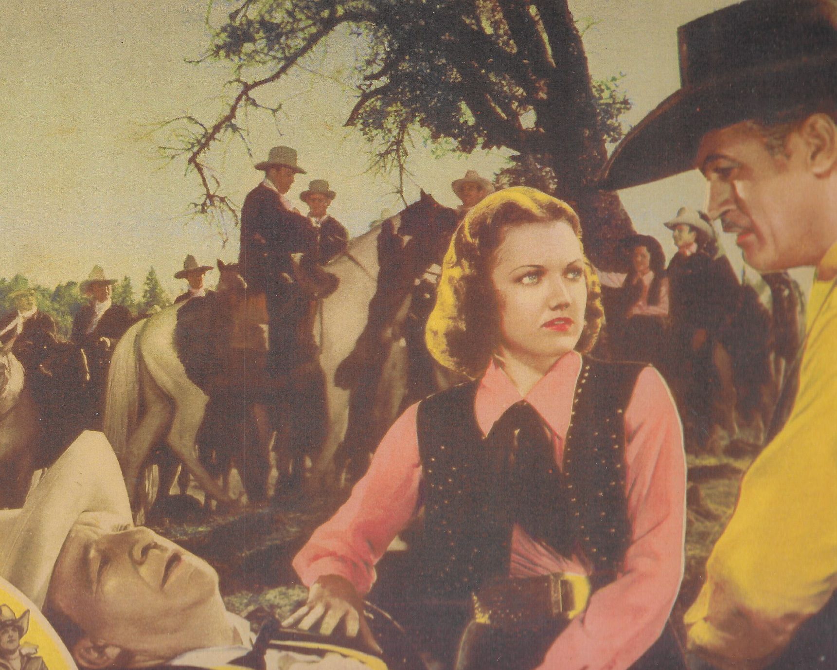 Bob Baker, Lois January, J. Farrell MacDonald, and Harry Woods in Courage of the West (1937)