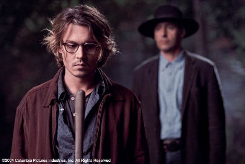 Johnny Depp and John Turturro in Secret Window (2004)