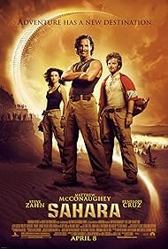 Matthew McConaughey, Steve Zahn, and Penélope Cruz in Sahara: Con Tàu Tử Thần (2005)