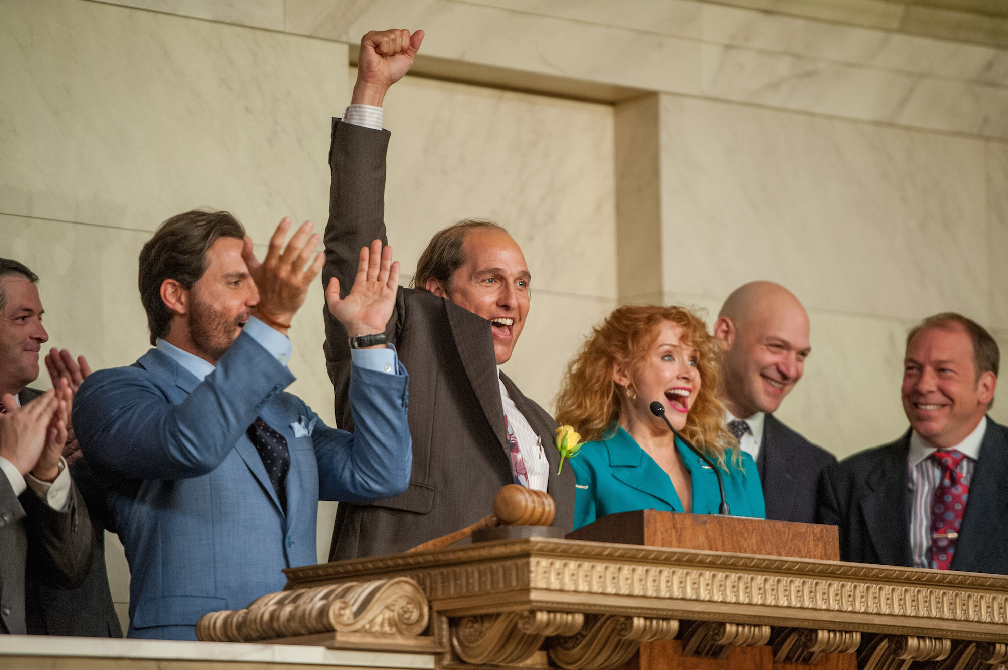 Matthew McConaughey, Bryce Dallas Howard, Corey Stoll, and Edgar Ramírez in Hành Trình Tìm Vàng (2016)