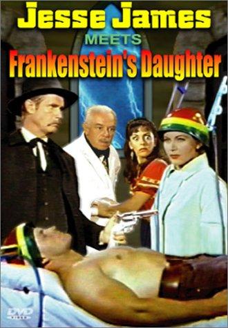 Cal Bolder, Steven Geray, John Lupton, Narda Onyx, and Estelita Rodriguez in Jesse James Meets Frankenstein's Daughter (1966)