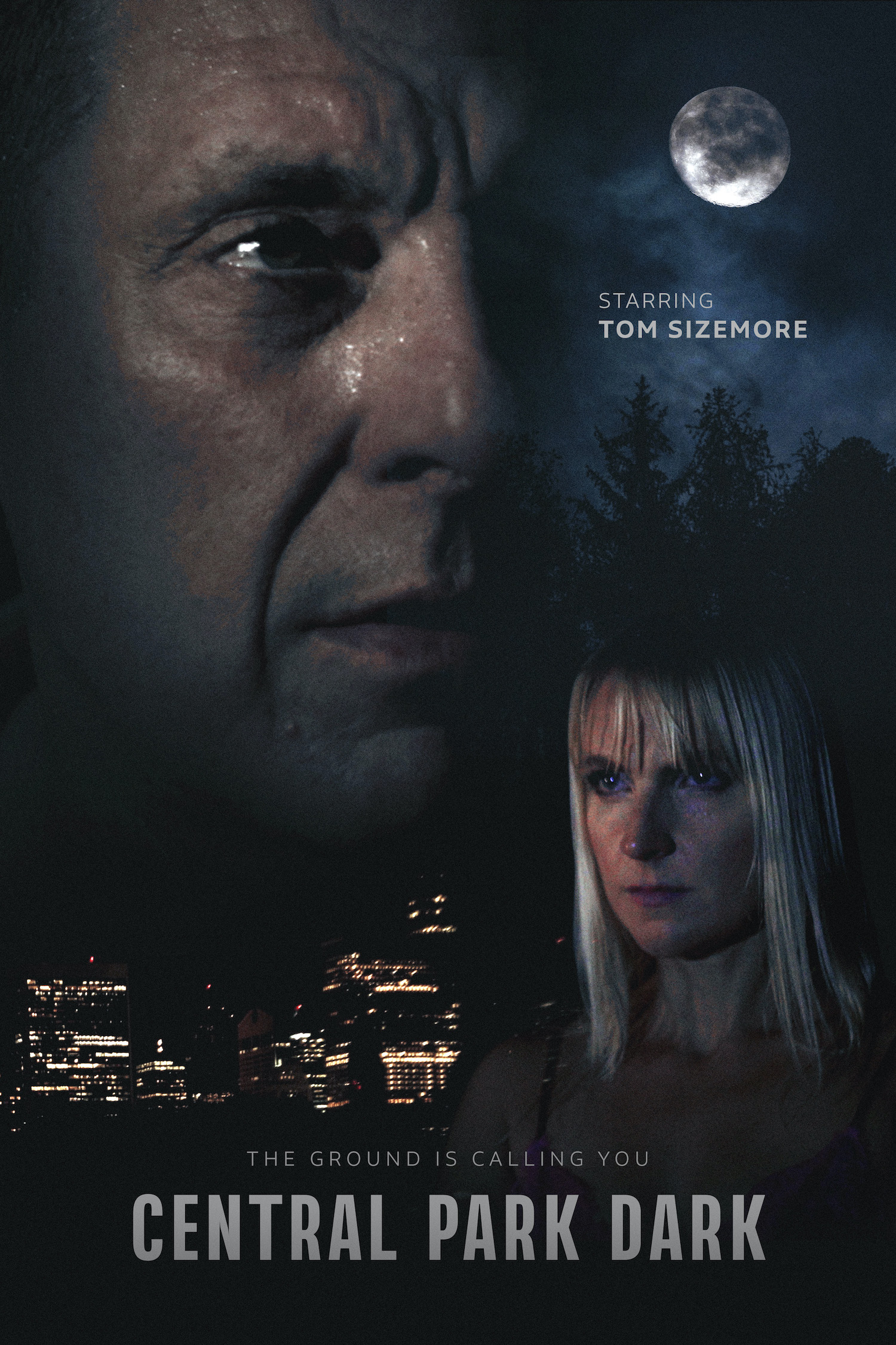 Tom Sizemore and Cybil Lake in Central Park Dark (2021)