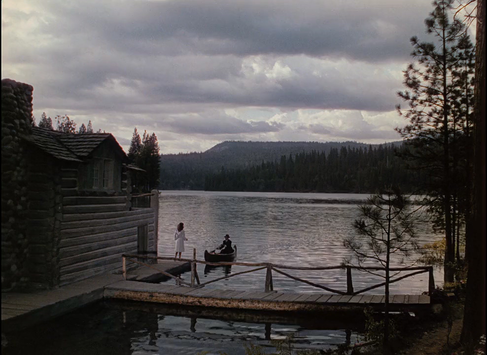 Jeanne Crain and Cornel Wilde in Leave Her to Heaven (1945)