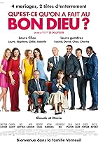 Christian Clavier, Élodie Fontan, Chantal Lauby, Frédérique Bel, Émilie Caen, Julia Piaton, Noom Diawara, Frédéric Chau, Ary Abittan, and Medi Sadoun in Qu'est-ce qu'on a fait au bon Dieu? (2014)