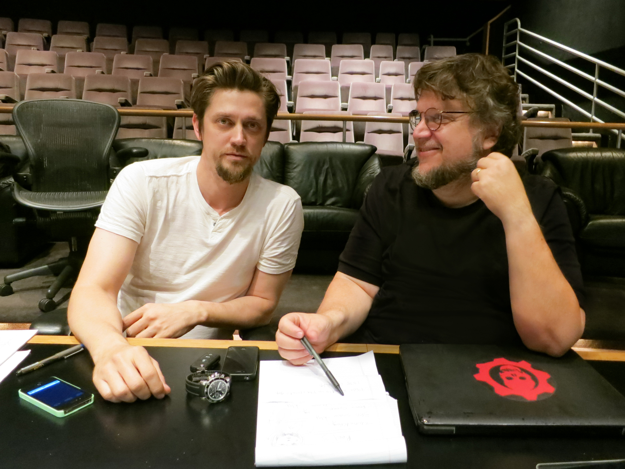 Andy Muschietti and Guillermo del Toro in Mẹ Ma (2013)