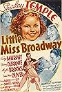 Shirley Temple, Jimmy Durante, Phyllis Brooks, George Murphy, and Edna May Oliver in Little Miss Broadway (1938)