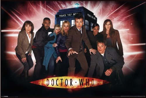 John Barrowman, Noel Clarke, Camille Coduri, Billie Piper, Elisabeth Sladen, Catherine Tate, David Tennant, and Freema Agyeman in Bác Sĩ Vô Danh (2005)