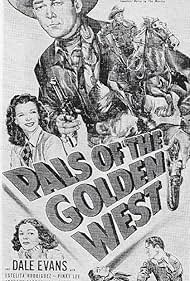 Roy Rogers, Dale Evans, Estelita Rodriguez, and Trigger in Pals of the Golden West (1951)