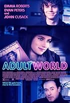 John Cusack, Emma Roberts, and Evan Peters in Adult World (2013)