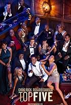 Chris Rock, Gabrielle Union, Cedric The Entertainer, Rosario Dawson, Hassan Johnson, Leslie Jones, Karlie Redd, Romany Malco, Tracy Morgan, Sherri Shepherd, Hayley Marie Norman, J.B. Smoove, Anders Holm, and Michael Che in Top Five (2014)