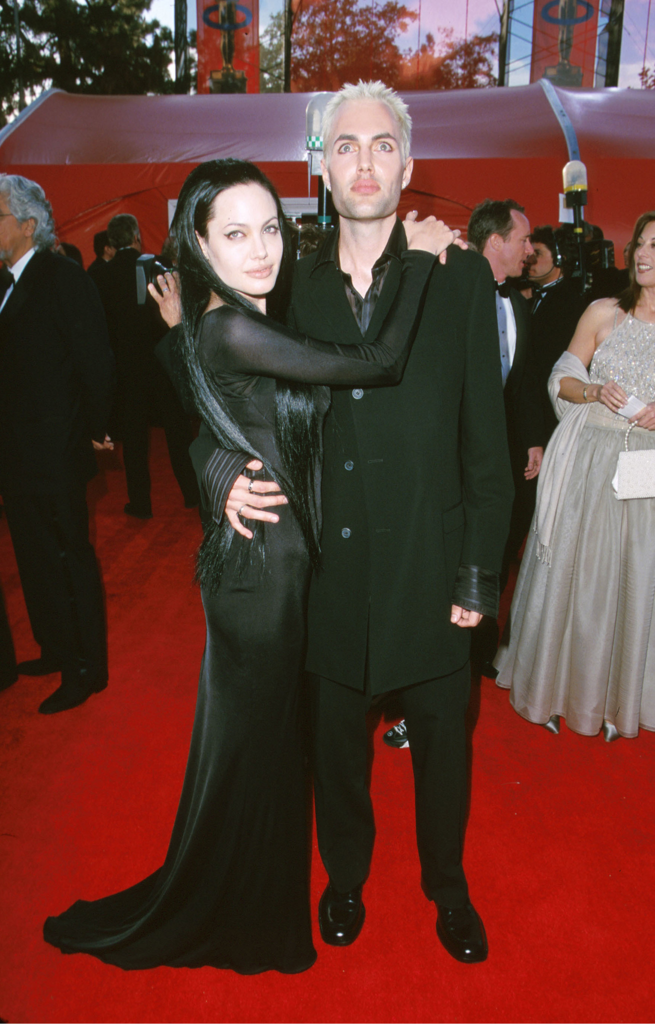 Angelina Jolie and James Haven at an event for The 72nd Annual Academy Awards (2000)